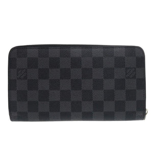美品 ルイ ヴィトン ジッピーオーガナイザー ダミエグラフィット N63077 ブラック 長財布 黒 LV 0911【中古】LOUIS VUITTON