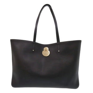 美品 ロンシャン キャヴァルケイド レザー ブラック トートバッグ 黒 0005【中古】Longchamp
