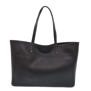 美品 ロンシャン キャヴァルケイド レザー ブラック トートバッグ 黒 0005【中古】Longchamp