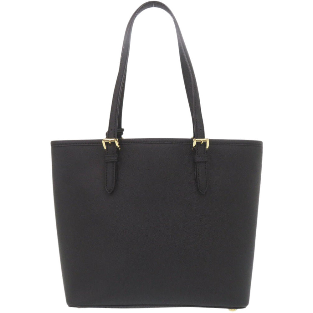 新品同様 マイケルコース レザー ブラック トートバッグ 黒 0006【中古】Michael Kors
