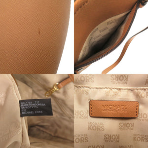 美品 マイケルコース 2WAY KENLY ラージ 35F6GTVT1L レザー ブラウン 茶 トートバッグ 0007【中古】Michael Kors