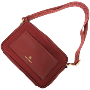 美品 マイケルコース JET SET CHARM EW クロスボディ ラージ IM2202 ナイロン レッド 赤 ショルダーバッグ 0012【中古】Michael Kors