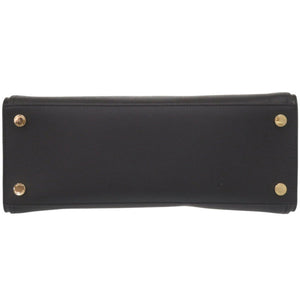 新品同様 マイケルコース 2WAY レザー ブラック トートバッグ 黒 0018【中古】Michael Kors