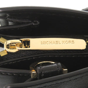 新品同様 マイケルコース 2WAY レザー ブラック トートバッグ 黒 0018【中古】Michael Kors