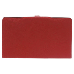 美品 エルメス ドゴンMM トゴ レッド 赤 長財布 0026【中古】HERMES