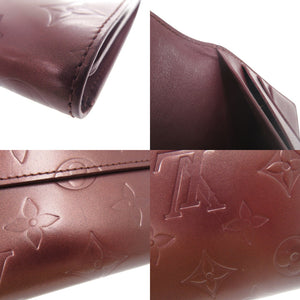 美品 ルイ ヴィトン ポルトトレゾールインターナショナル 三つ折り財布 モノグラム M65106 モノグラムマット ヴィオレ TH0053 LV 0031【中古】LOUIS VUITTON