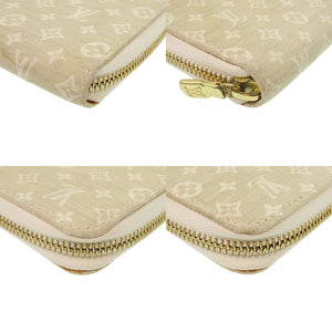 ルイ ヴィトン ジッピーウォレット モノグラム ミニラン M95310 ベージュ 長財布 LV 0045【中古】LOUIS VUITTON