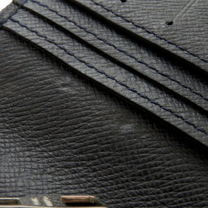 ルイ ヴィトン ポルトフォイユ ブラザ タイガ M30502 ネイビー 長財布 LV 0046【中古】LOUIS VUITTON メンズ