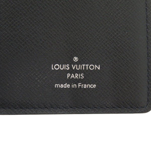 ルイ ヴィトン ポルトフォイユ ブラザ タイガ M30502 ネイビー 長財布 LV 0046【中古】LOUIS VUITTON メンズ
