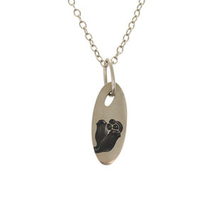 美品 ジョージジェンセン チューリップ 448 シルバー925 シルバー ネックレス 0065【中古】Georg Jensen