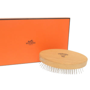 美品 エルメス 犬用ブラシ ペット用品 ブナ材 ナチュラル ブラシ 0106【中古】HERMES