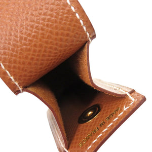 新品同様 エルメス リップ 印鑑 ガム ケース セリエ クシュベル ゴールド 茶 小物 0131【中古】HERMES