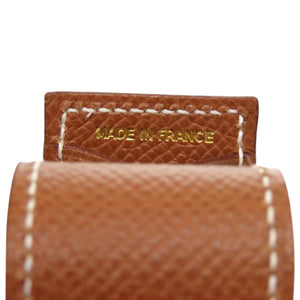 新品同様 エルメス リップ 印鑑 ガム ケース セリエ クシュベル ゴールド 茶 小物 0131【中古】HERMES