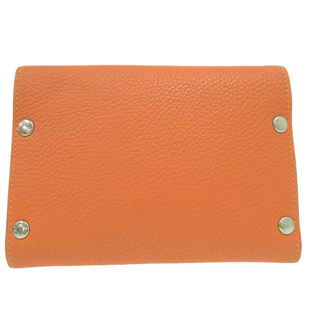 エルメス MISES ET RELANCES トランプケース トランプホルダー トリヨンクレマンス オレンジ 0145【中古】HERMES