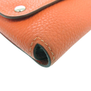 エルメス MISES ET RELANCES トランプケース トランプホルダー トリヨンクレマンス オレンジ 0145【中古】HERMES