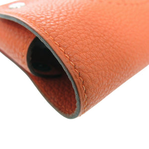 エルメス MISES ET RELANCES トランプケース トランプホルダー トリヨンクレマンス オレンジ 0145【中古】HERMES