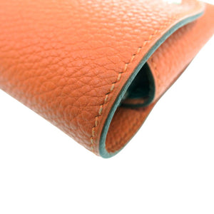 エルメス MISES ET RELANCES トランプケース トランプホルダー トリヨンクレマンス オレンジ 0145【中古】HERMES
