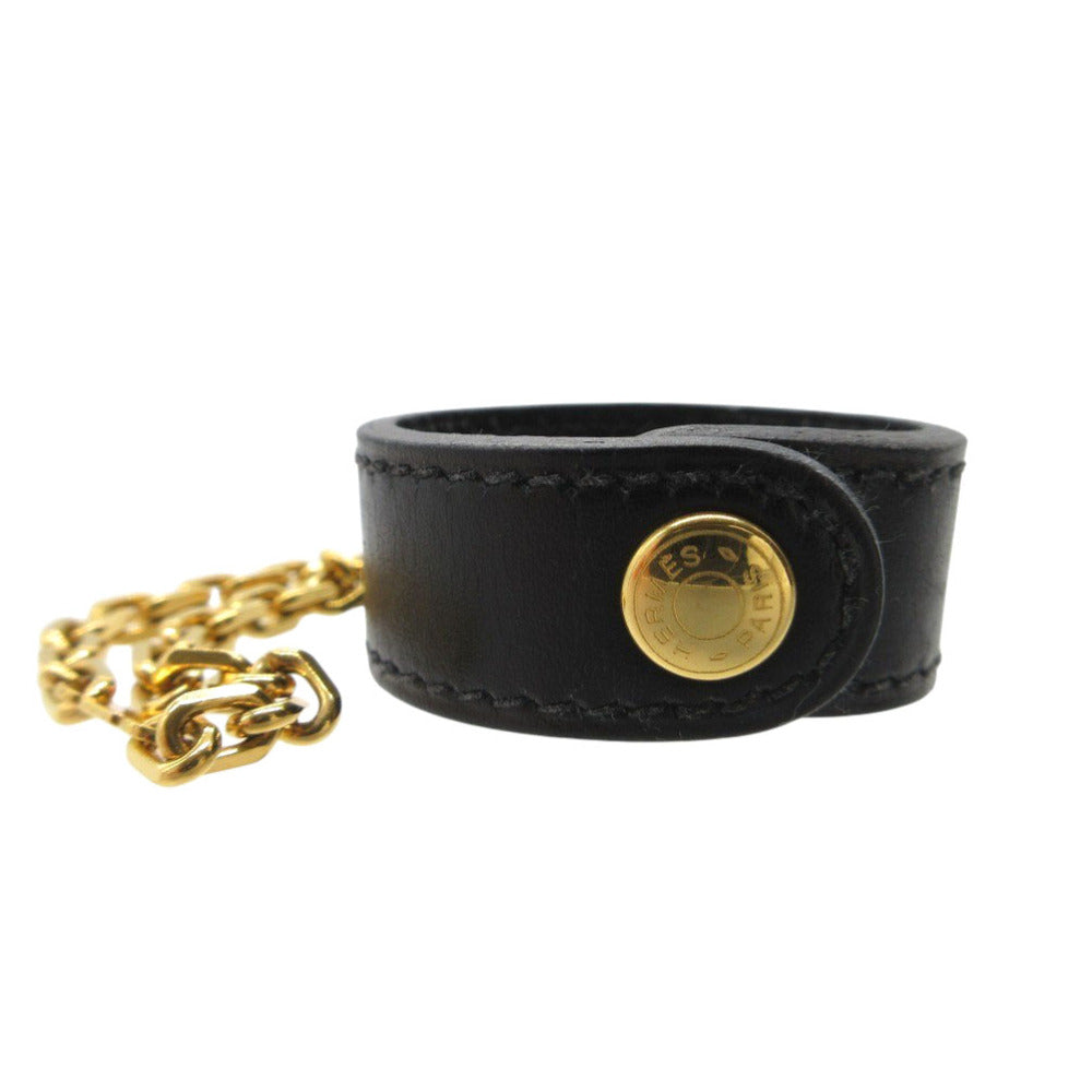 美品 エルメス ノマド グローブホルダー その他小物 ボックスカーフ/メタル ブラック 0150【中古】HERMES