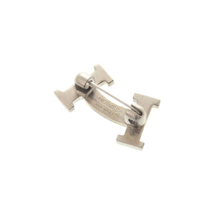 美品 エルメス Hスマイル シルバー ブローチ アクセサリー 0155 【中古】 HERMES