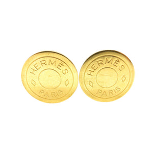 エルメス セリエ イヤリング メタル ゴールド 0170【中古】HERMES