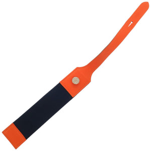 新品同様 エルメス ラゲージタグ ヴォースイフト オレンジ □R刻印 キーホルダー 0179【中古】HERMES