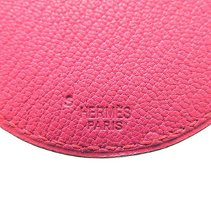 美品 エルメス シェブルミゾル ローズショッキング M刻印 バッグチャーム キーホルダー 0185【中古】HERMES