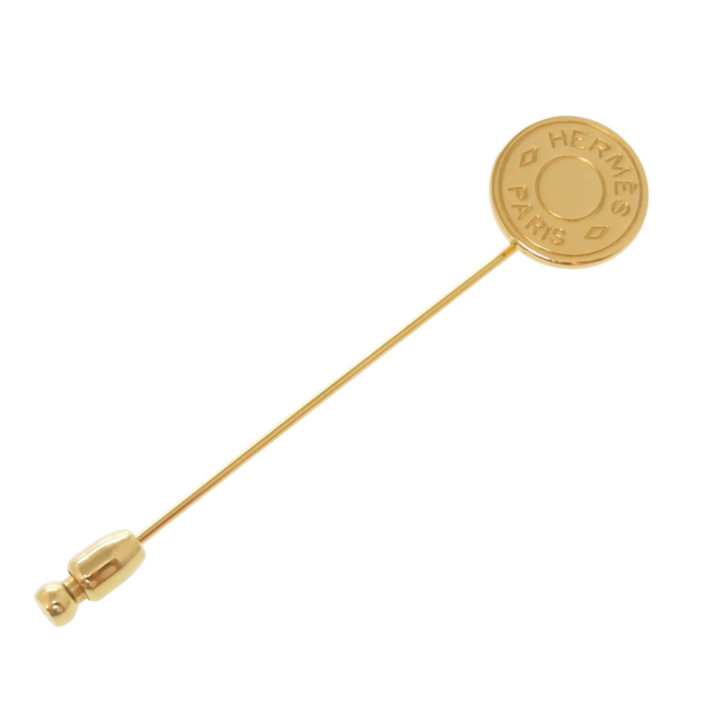 美品 エルメス セリエ ゴールド ピン ブローチ アクセサリー 0192 【中古】 HERMES
