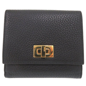 新品同様 フェンディ PEEK A BOO ピーカブー 二つ折り財布 8M0438 A91B F11IE カーフ 0197【中古】FENDI