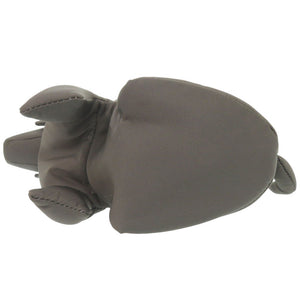 美品 アニヤ ハインドマーチ DOG 犬 ナイロン/レザー グレー ポーチ 0238【中古】Anya Hindmarch
