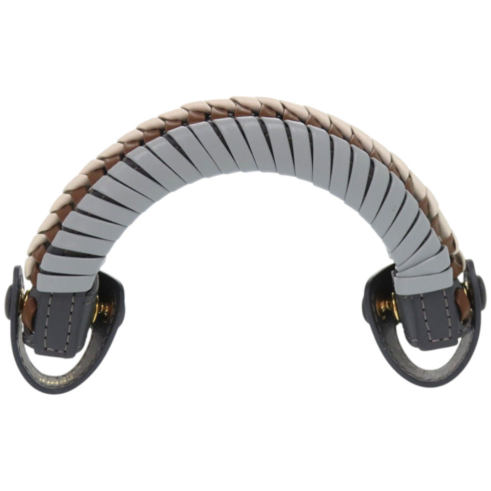 新品同様 フェンディ ピーカブー ハンドルカバー メタル ブルー 青 バッグ 0246【中古】FENDI