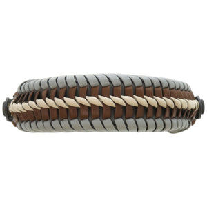 新品同様 フェンディ ピーカブー ハンドルカバー メタル ブルー 青 バッグ 0246【中古】FENDI