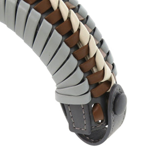 新品同様 フェンディ ピーカブー ハンドルカバー メタル ブルー 青 バッグ 0246【中古】FENDI