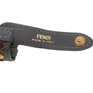 新品同様 フェンディ ピーカブー ハンドルカバー メタル ブルー 青 バッグ 0246【中古】FENDI