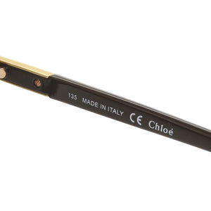 新品同様 クロエ CE647SA プラスチック グリーン ブラウンサングラス 0266【中古】Chloe