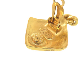 美品 シャネル ヴィンテージ ココマーク メタル ゴールド イヤリング 0267【中古】CHANEL