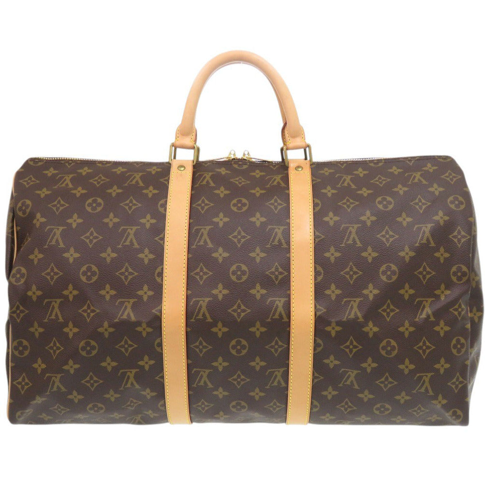 美品 ルイ ヴィトン キーポル50 モノグラム M41426 ボストンバッグ LV 0373【中古】LOUIS VUITTON
