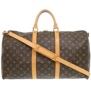 美品 ルイ ヴィトン キーポルバンドリエール50 モノグラム M41416 ボストンバッグ LV 0374【中古】LOUIS VUITTON