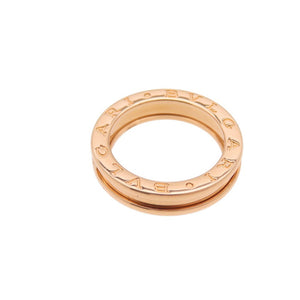 新品同様 ブルガリ B-ZERO1 750PG リング #51 指輪 K18ピンクゴールド ビーゼロワン 0390【中古】BVLGARI メンズ