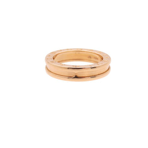 新品同様 ブルガリ B-ZERO1 750PG リング #51 指輪 K18ピンクゴールド ビーゼロワン 0390【中古】BVLGARI メンズ
