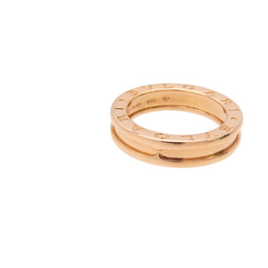 新品同様 ブルガリ B-ZERO1 750PG リング #51 指輪 K18ピンクゴールド ビーゼロワン 0390【中古】BVLGARI メンズ