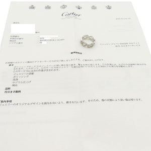 美品 カルティエ Cハート フルダイヤ K18WG 750 WG リング #51 指輪 ホワイトゴールド/ダイヤモンド ジュエリー 0391【中古】CARTIER レディース