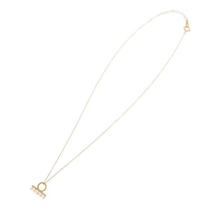 新品同様 タサキ バランス K18YG パール 750YG イエローゴールド ネックレス ジュエリー 0403【中古】TASAKI