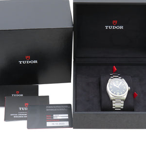 美品 チューダー レンジャー 79950 自動巻き 腕時計 SS ブラック 黒文字盤 0409【中古】Tudor メンズ
