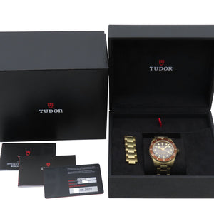 美品 チューダー ブラックベイ 58 79012M ブロンズ 自動巻き 腕時計 ガラス ブラウン 0413【中古】Tudor メンズ
