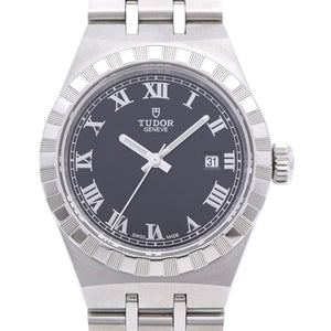 新品同様 チューダー ロイヤル 28300 自動巻き 腕時計 SS ブラック 黒文字盤 0414【中古】Tudor レディース