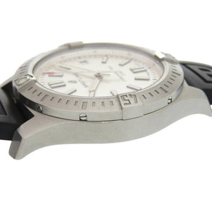 ブライトリング コルト41 A17313 SS ラバー アイボリー ブラック 自動巻き 腕時計 0419【中古】BREITLING