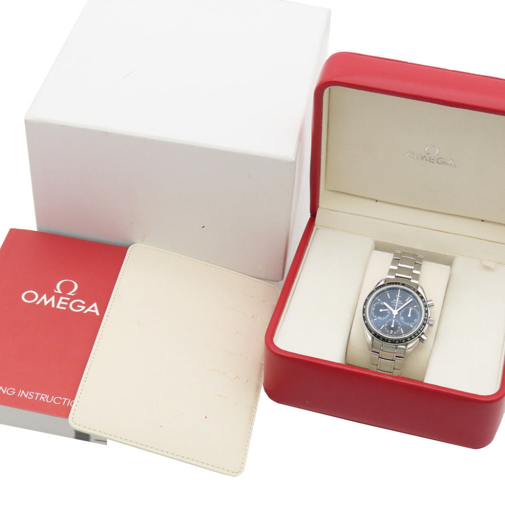 オメガ スピードマスター レーシング 326.30.40.50.01.001 自動巻き 腕時計 SS ブラック 黒文字盤 0425【中古】OMEGA メンズ