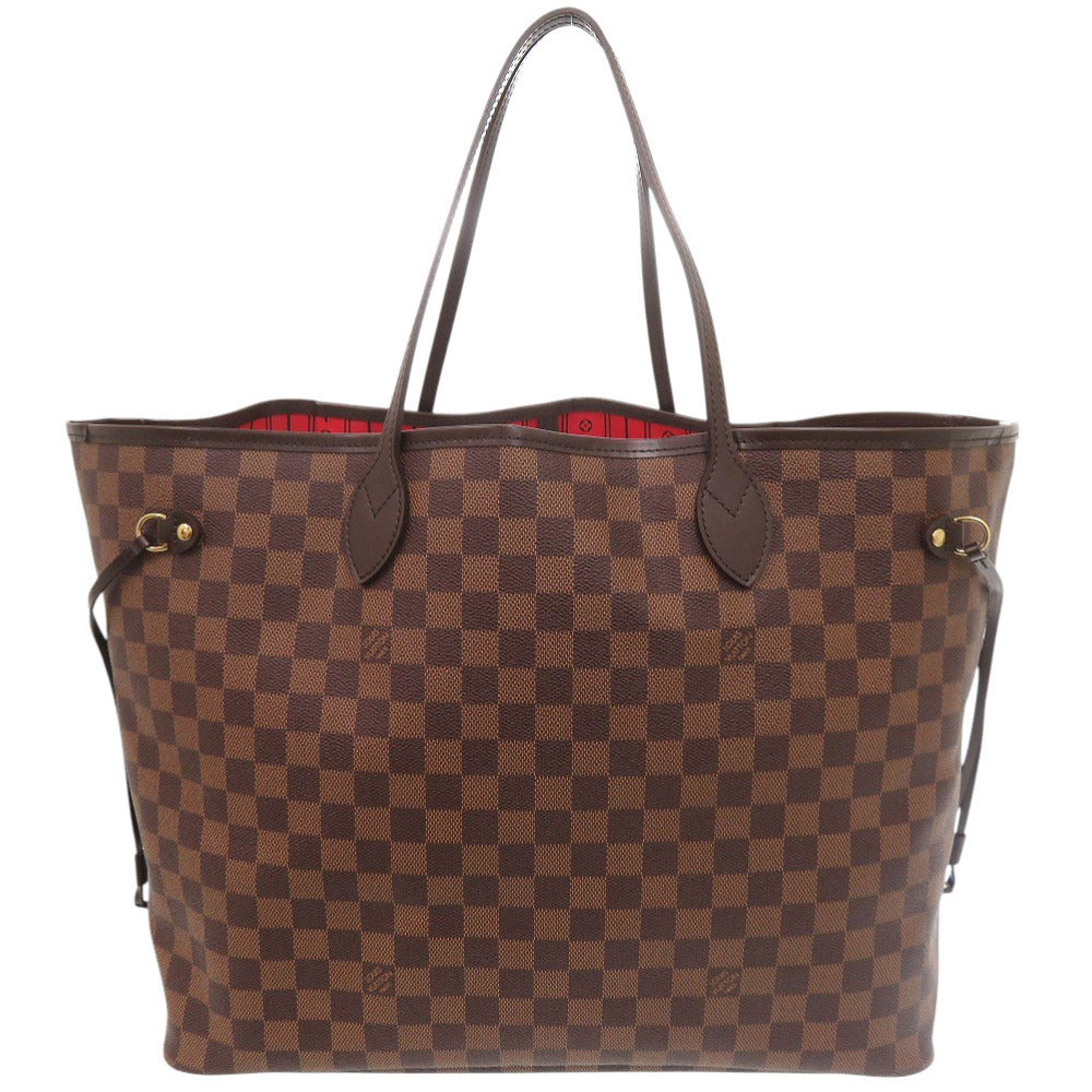 美品 ルイ ヴィトン ネヴァーフルGM ダミエ N51106 ブラウン トートバッグ LV 0434【中古】LOUIS VUITTON