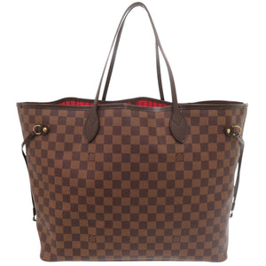 美品 ルイ ヴィトン ネヴァーフルGM ダミエ N51106 ブラウン トートバッグ LV 0434【中古】LOUIS VUITTON
