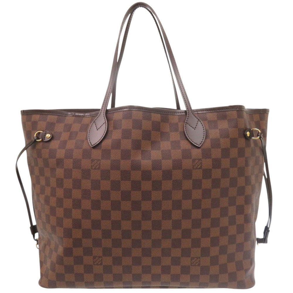 美品 ルイ ヴィトン ネヴァーフルGM ダミエ N51106 ブラウン トートバッグ LV 0434【中古】LOUIS VUITTON